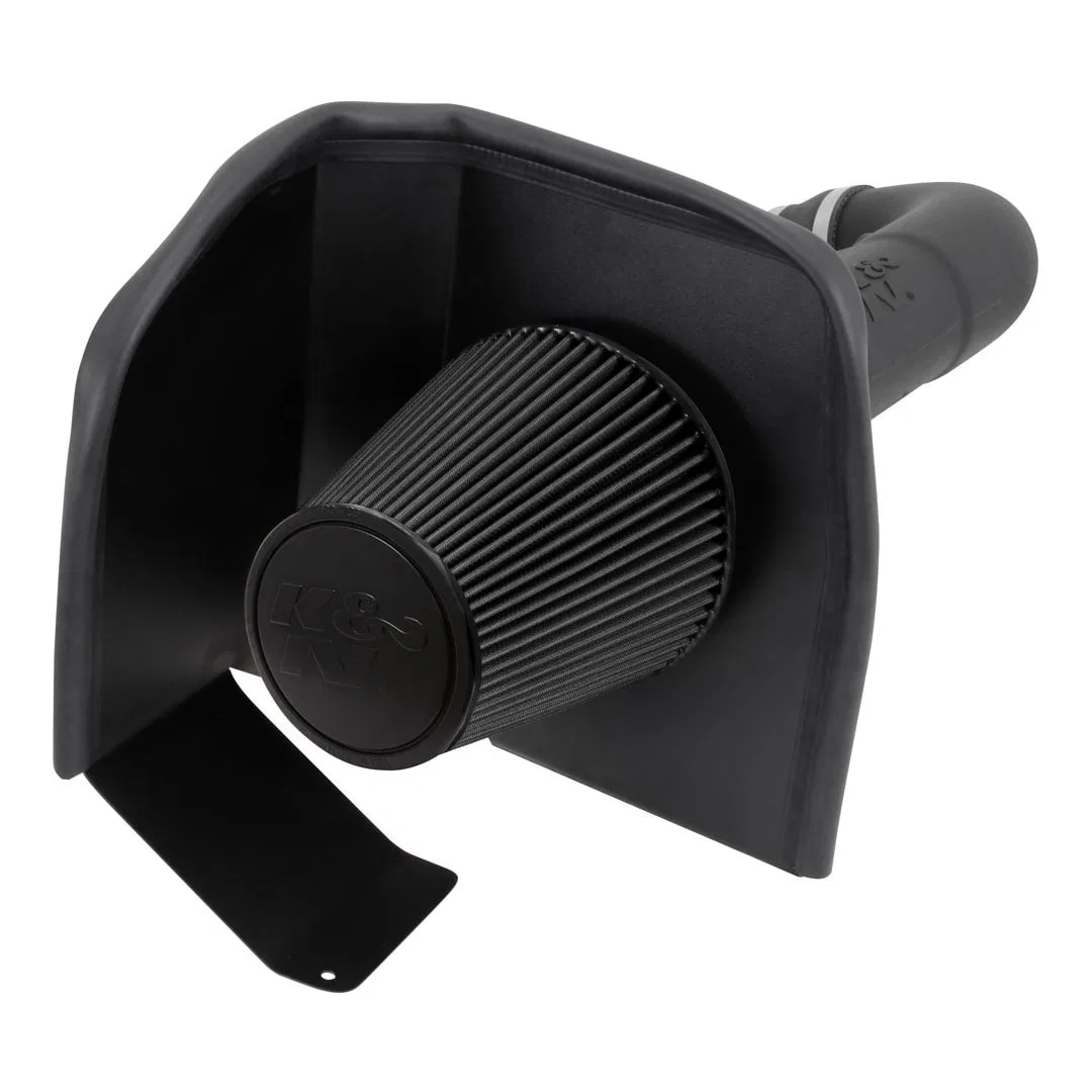 30-3082 – K&N FILTER Cold Air Intake, Black Polyethylene Tube Black Filter With Heat Shield - view 2